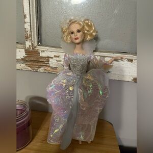 Disney 11” Doll Live Action Cinderella Movie Fairy Godmother Helena BonhamCarter